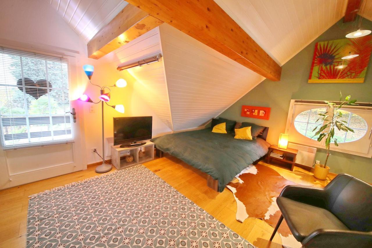 Corseaux Beach Rooms-Riviera Beach Apartments Vevey Exterior foto