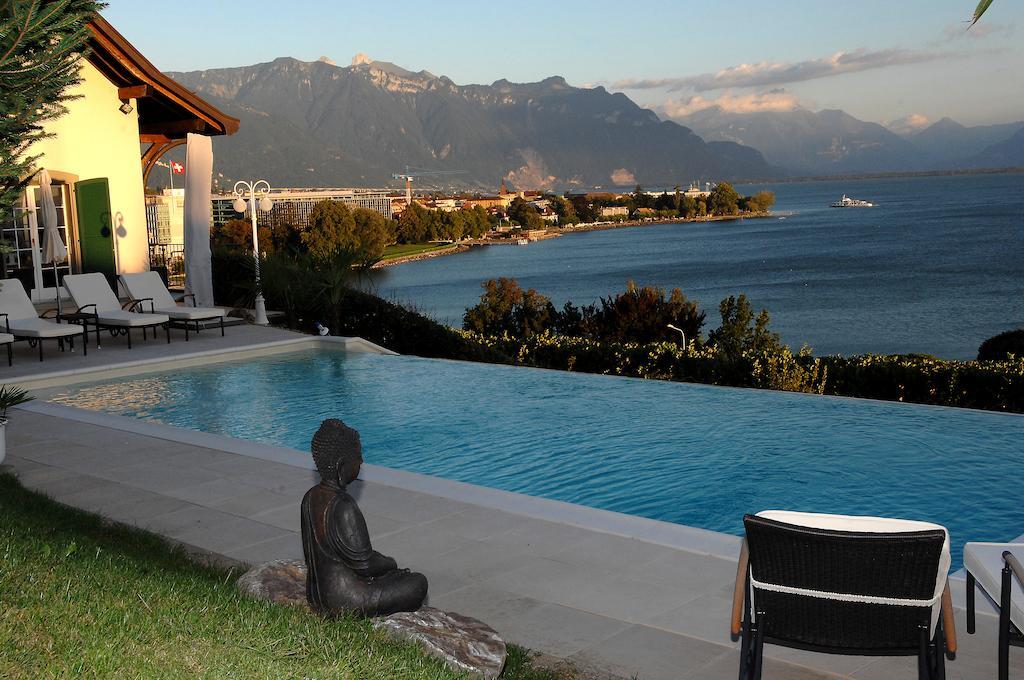 B&B Corseaux Beach & Riviera Beach Vevey Exterior foto