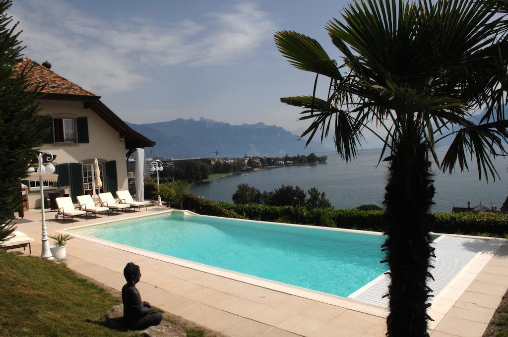 B&B Corseaux Beach & Riviera Beach Vevey Exterior foto